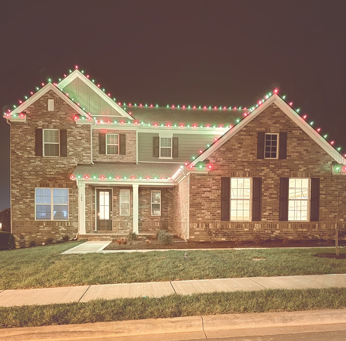 Christmas light installation, photo from Claudisia Suarez's review