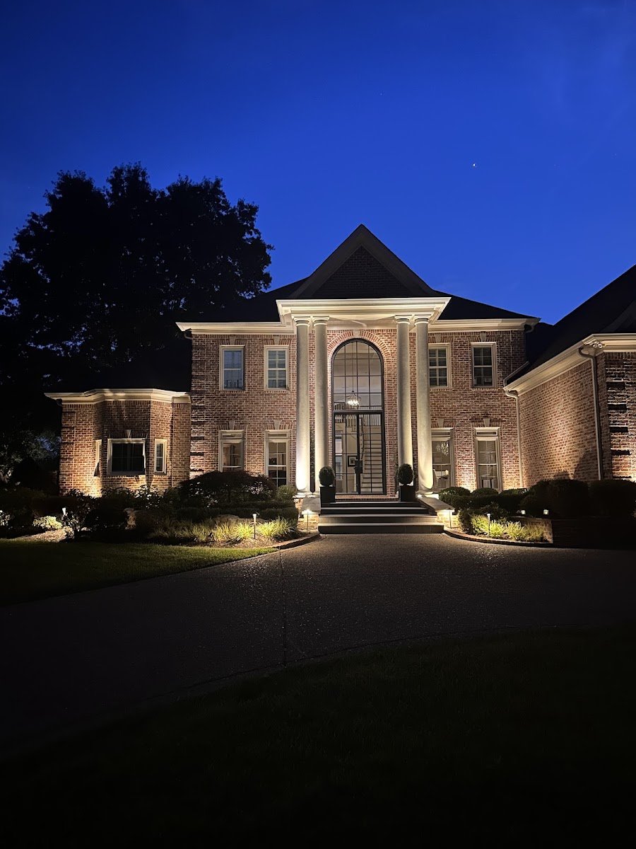 Christmas light installation, photo from Melinda Carroll's review