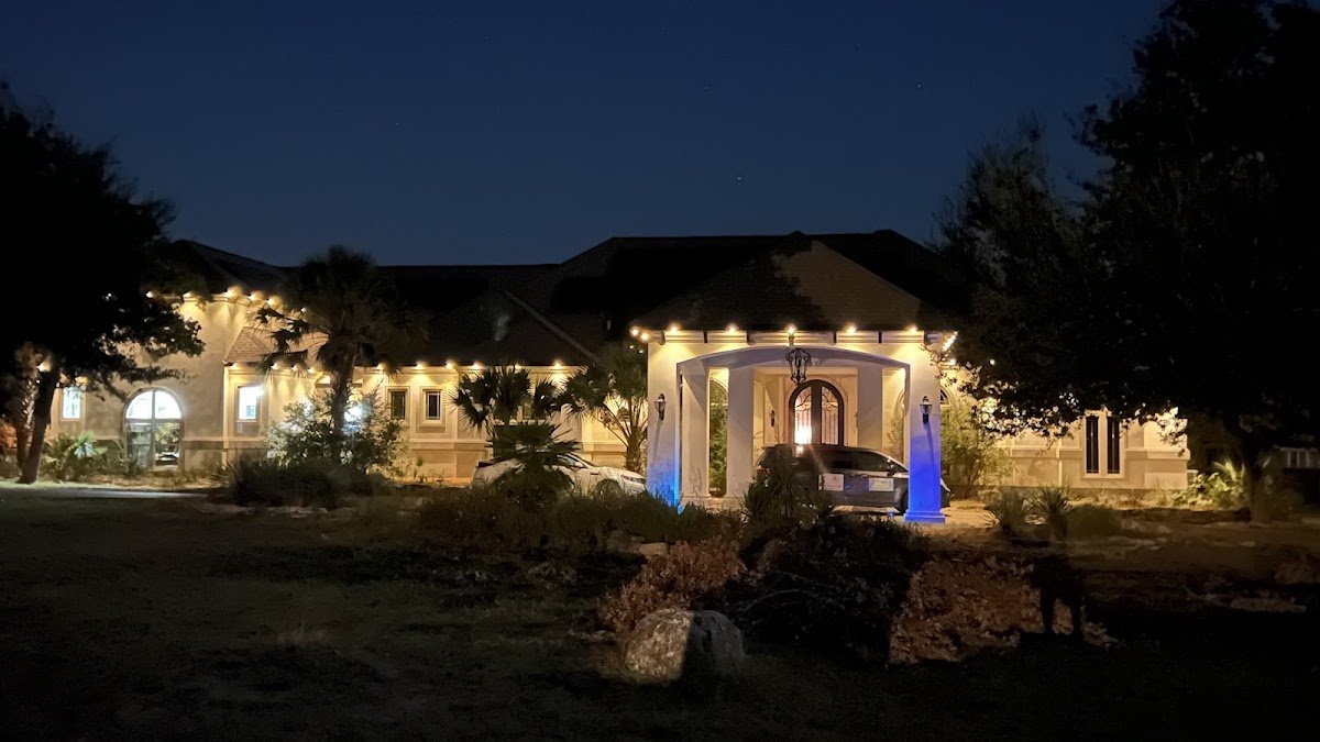 Christmas light installation, photo from Eric Gmerek's review