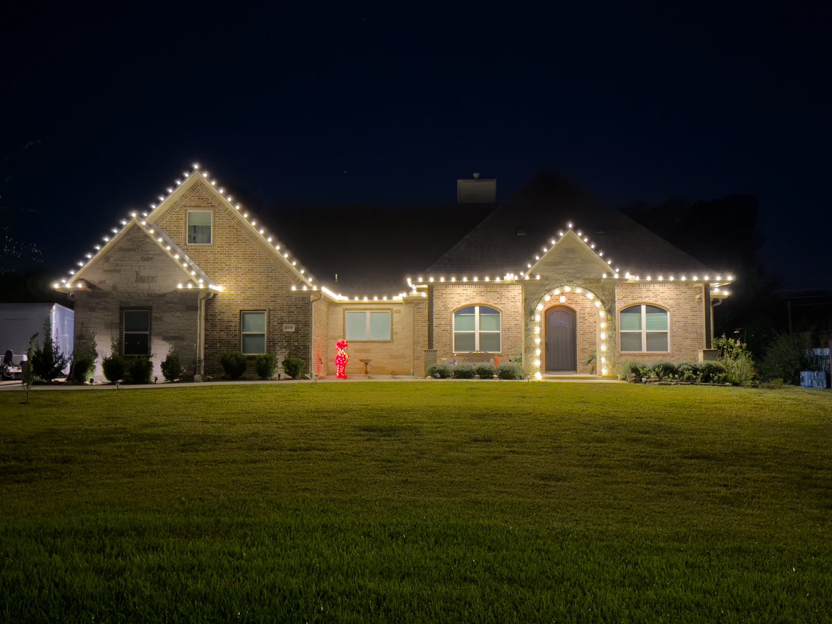 Christmas light installation, photo from Jorge De La Garza's review
