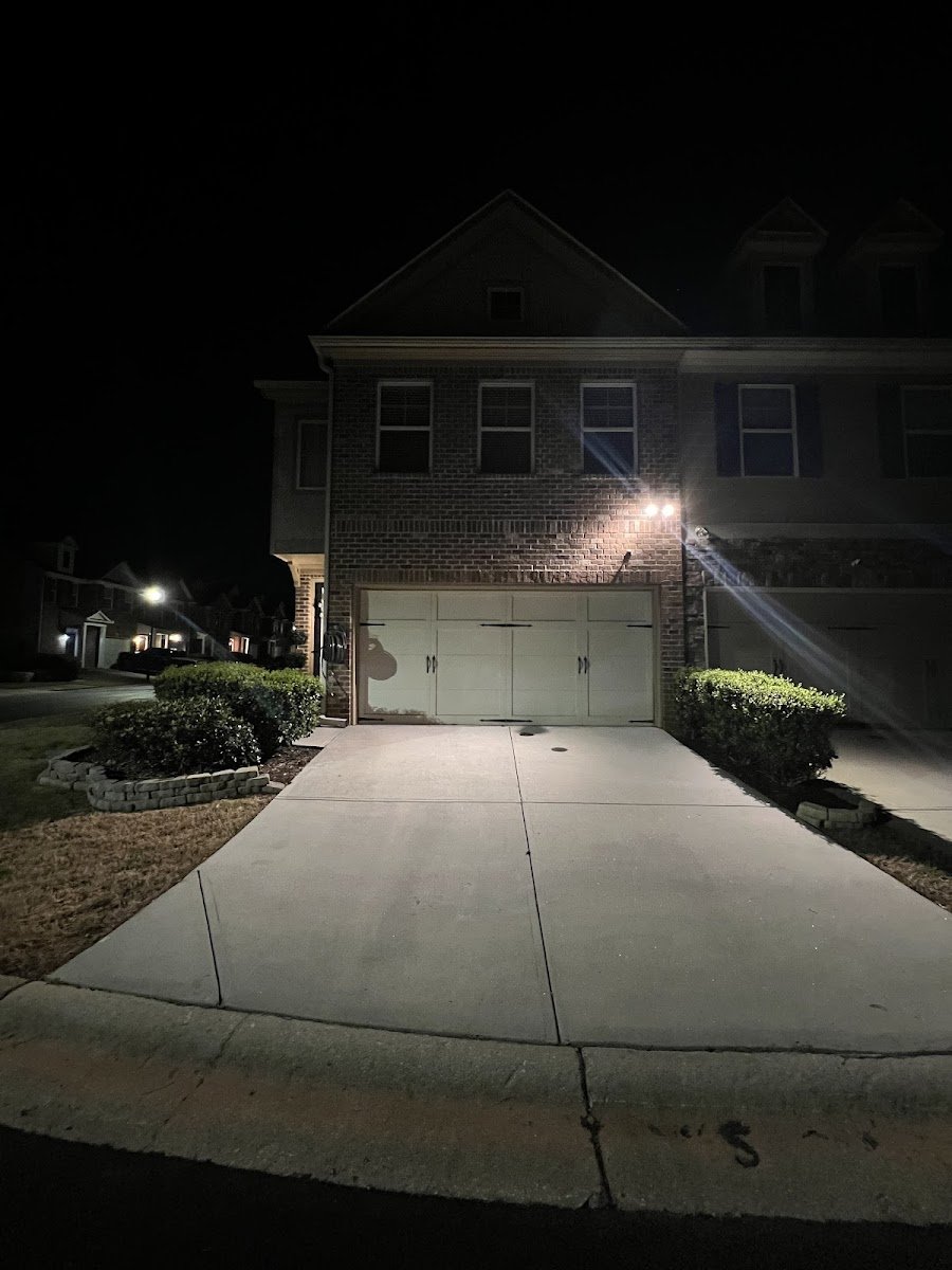 Christmas light installation, photo from Christen Donald's review