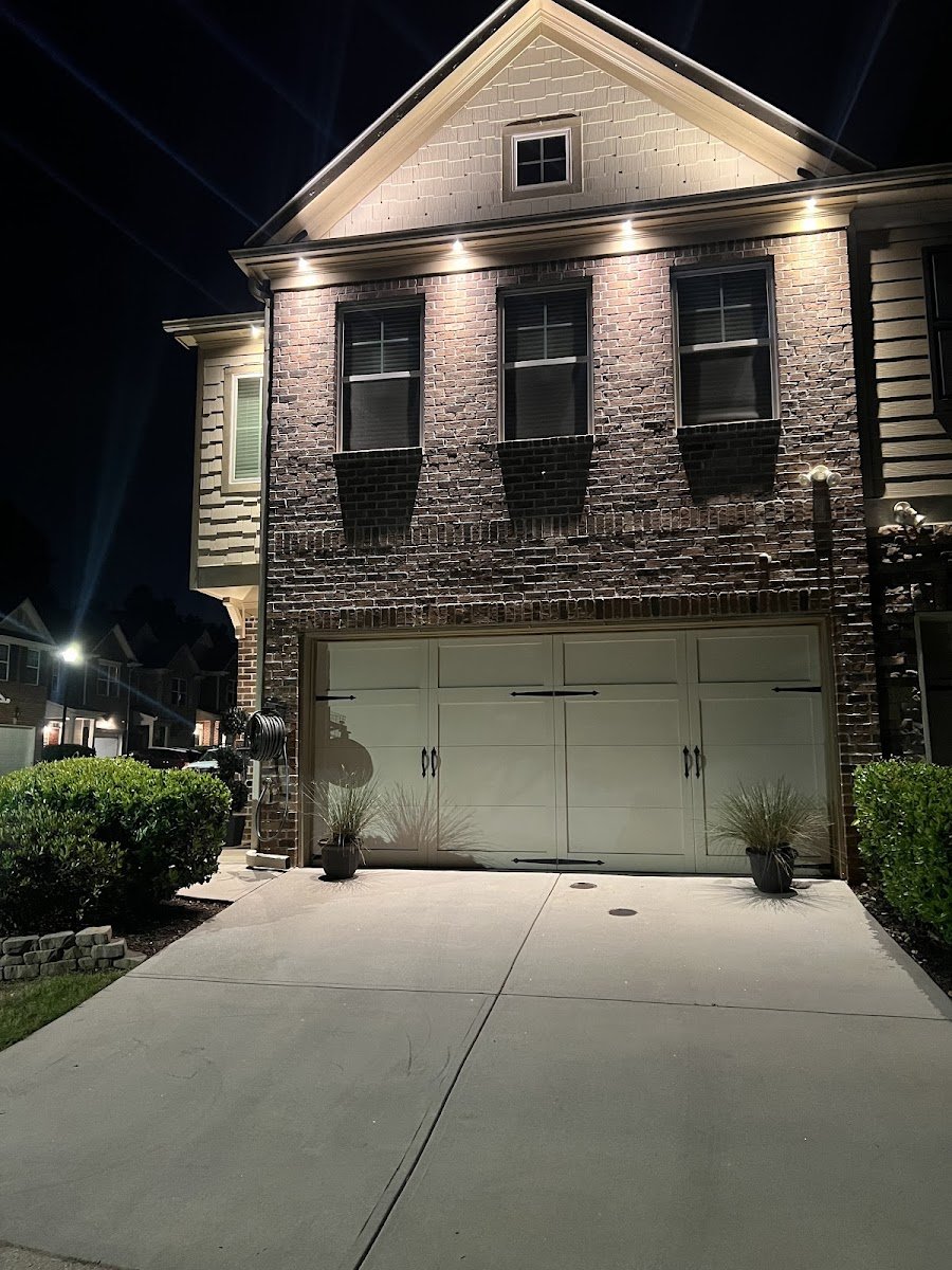 Christmas light installation, photo from Christen Donald's review