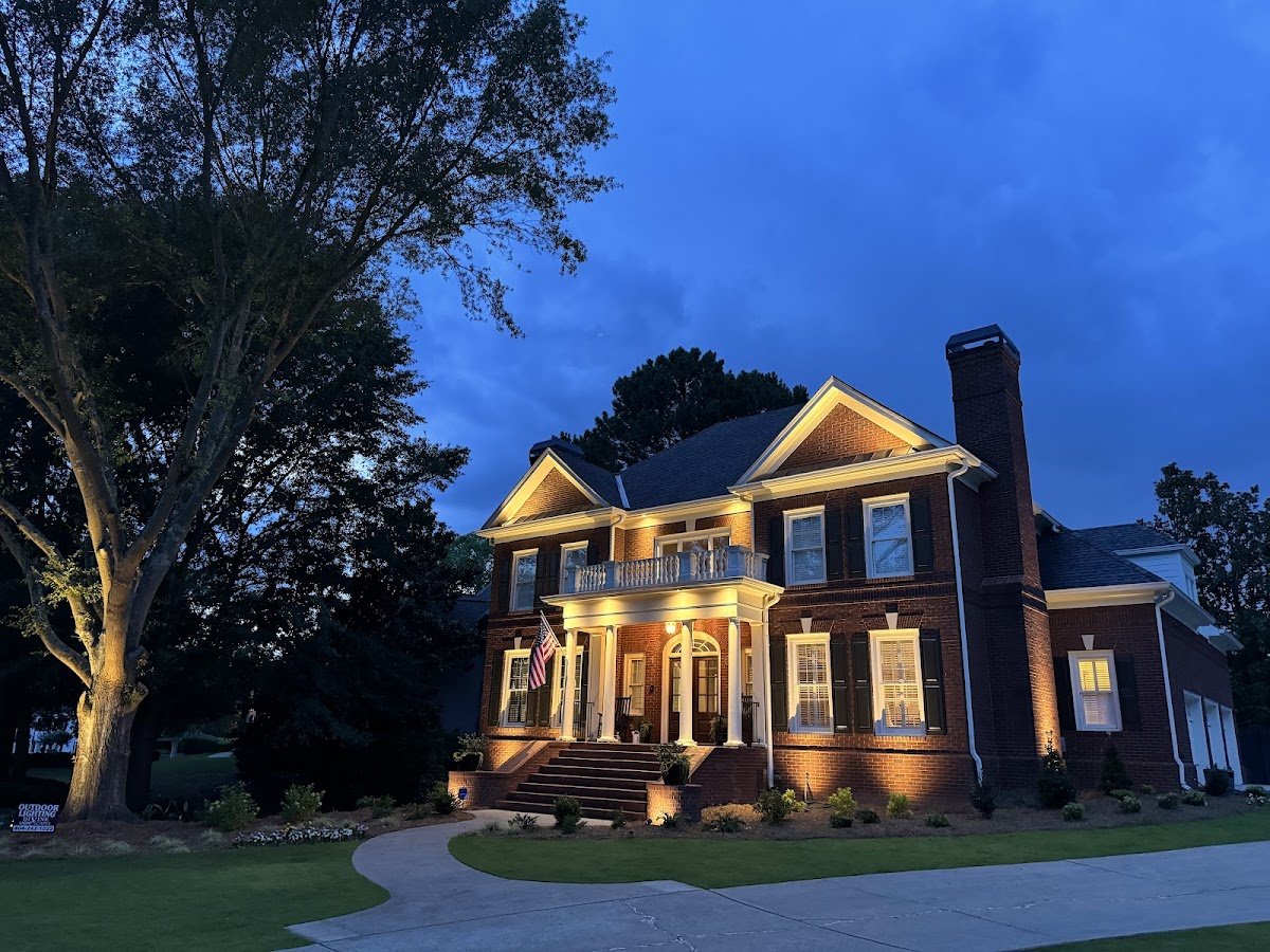 Christmas light installation, photo from Kimberly Adra's review