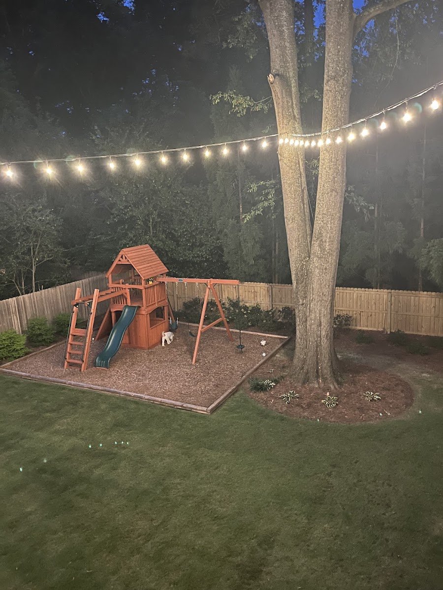 Christmas light installation, photo from Bobby Connor's review