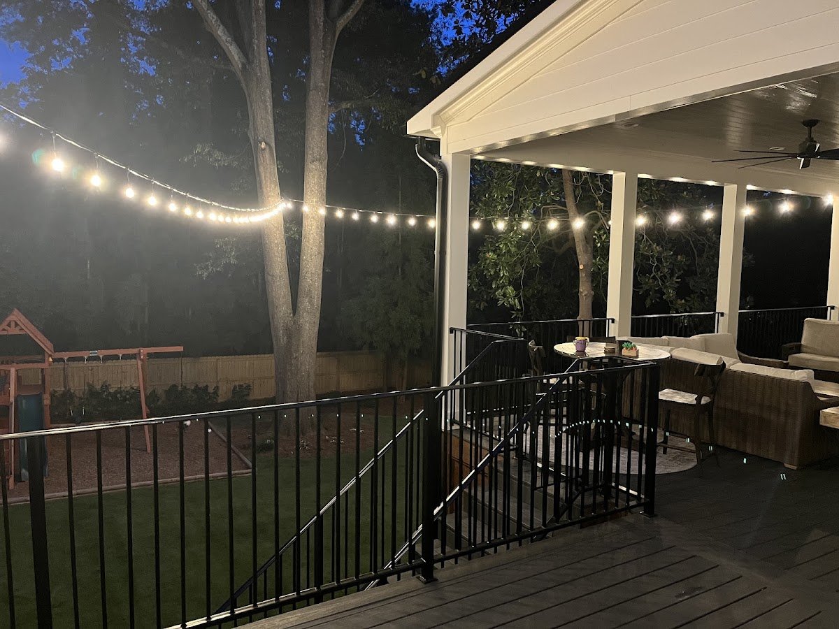 Christmas light installation, photo from Bobby Connor's review
