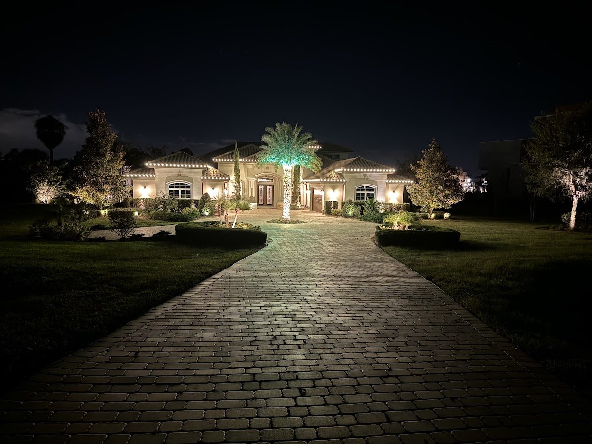 Christmas light installation, photo from Amy Rahn's review