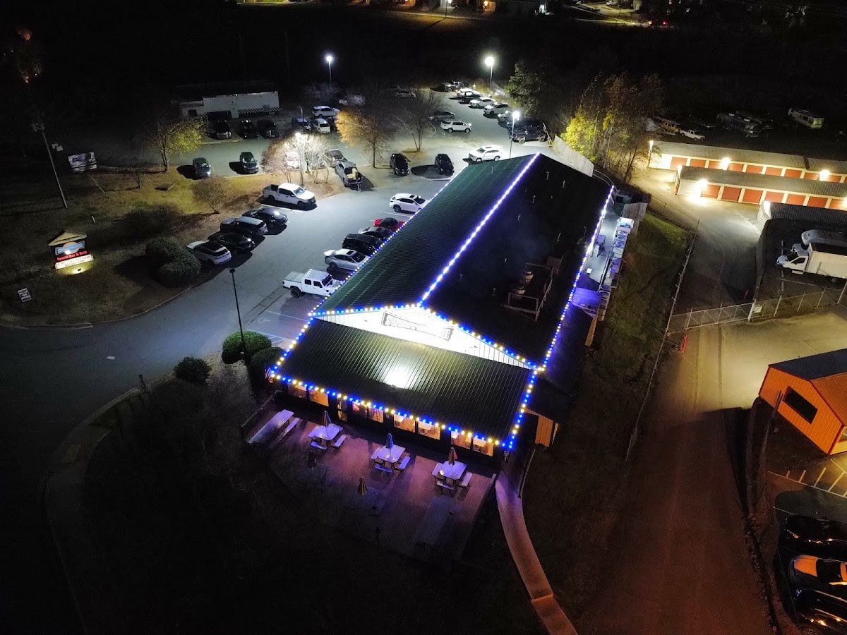 Christmas light installation, photo from Chris Lorusso's review