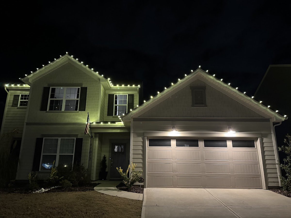 Christmas light installation, photo from Megan Kleinhenz's review