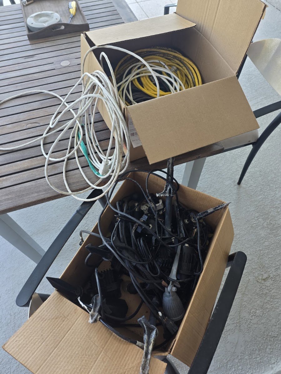 Christmas light installation, photo from Tom Longfellow's review