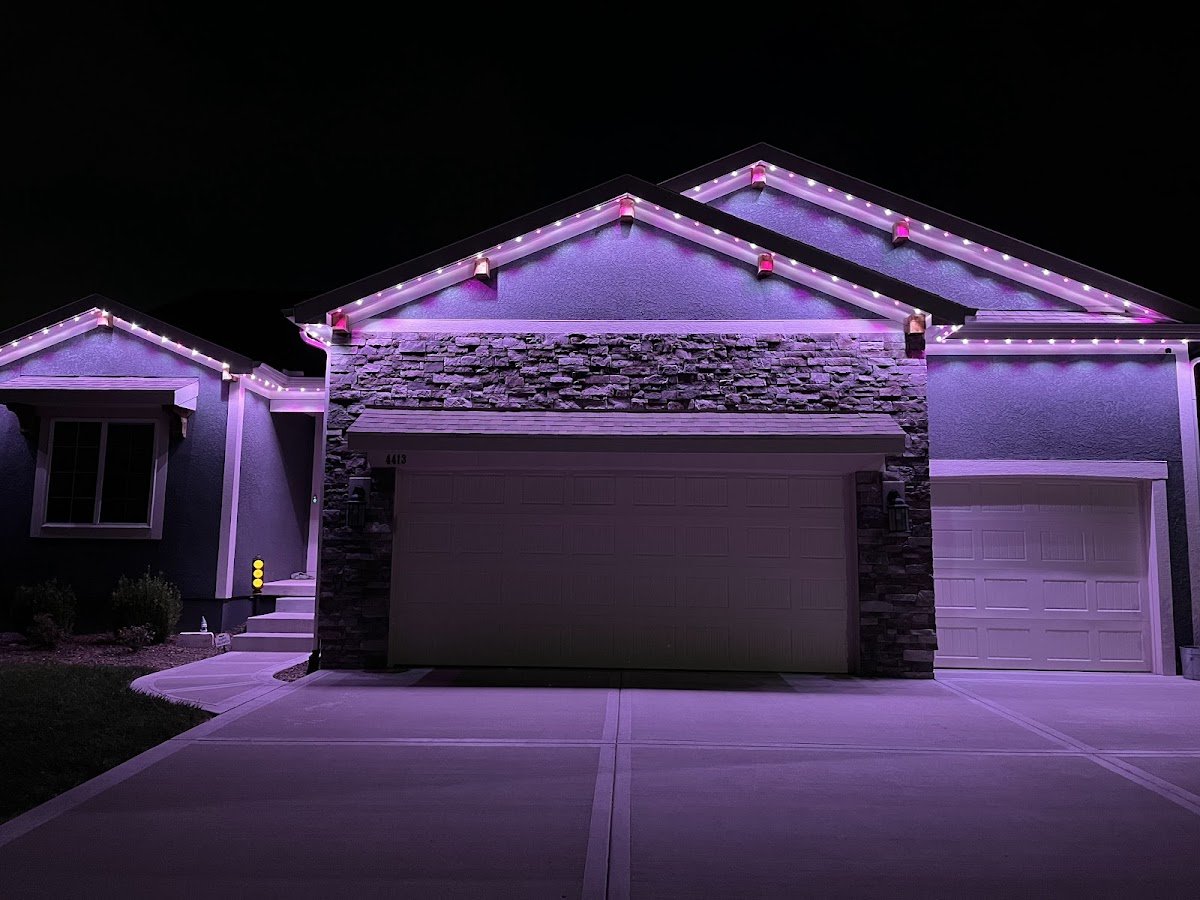 Christmas light installation, photo from Daniel Tamayo's review