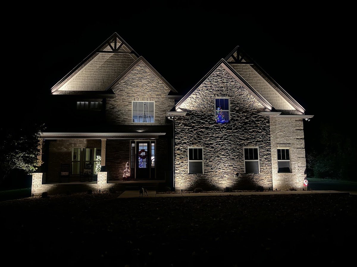 Christmas light installation, photo from Christina Sanchez's review