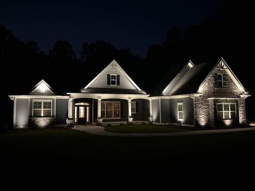 Christmas light installation, photo from Kenny Page's review
