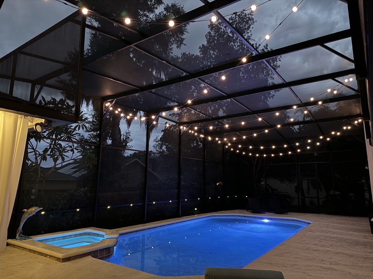 Christmas light installation, photo from gfracerx's review