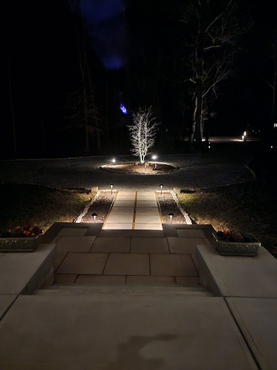 Christmas light installation, photo from Scott Eckart's review