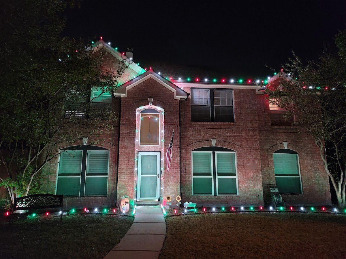 Christmas light installation, photo from Arlany H's review