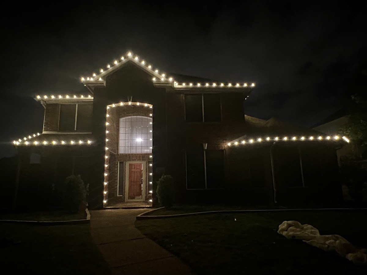 Christmas light installation, photo from Kristin Jewell's review