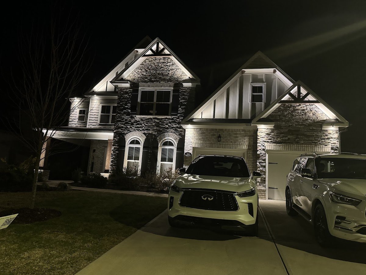 Christmas light installation, photo from Kimberly Vereen's review