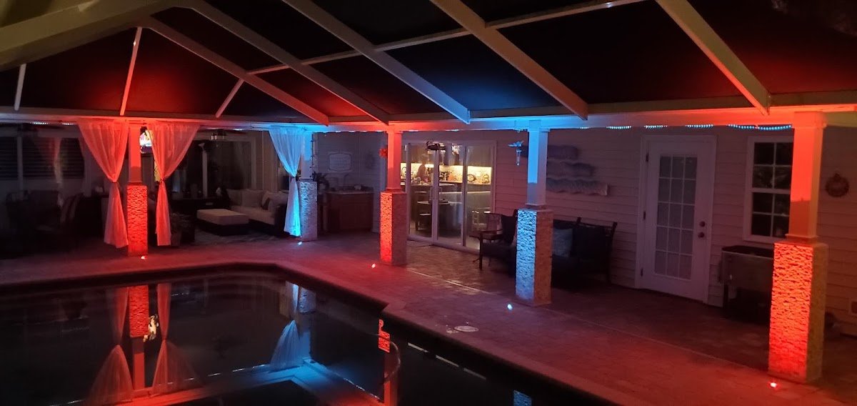 Christmas light installation, photo from eric walley's review