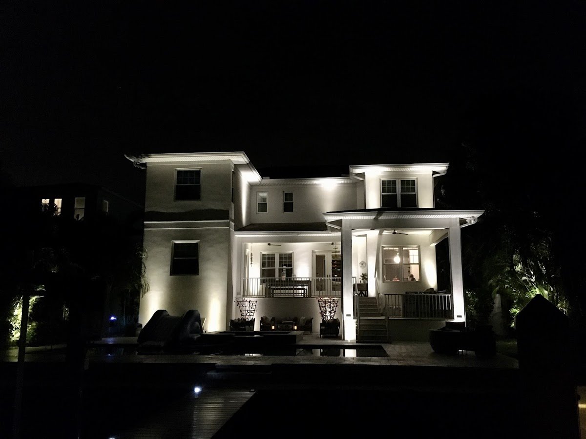 Christmas light installation, photo from Cary Lennerth's review