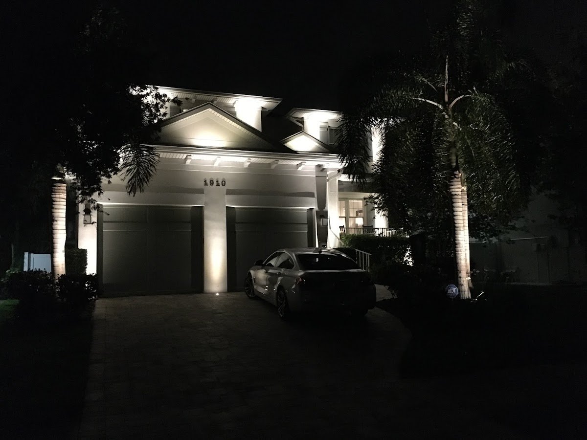 Christmas light installation, photo from Cary Lennerth's review