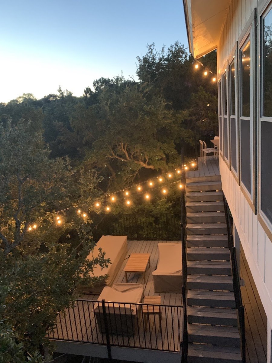 Christmas light installation, photo from Anne Pham-Macharia's review
