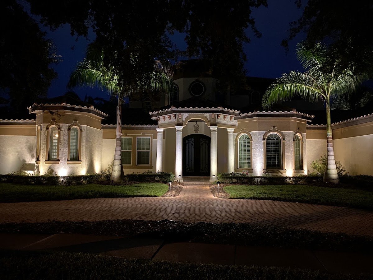 Christmas light installation, photo from Matthew Miller's review