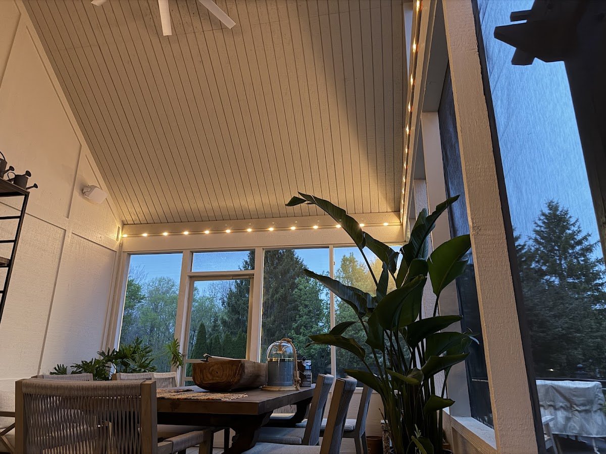 Christmas light installation, photo from Michael Marcum's review