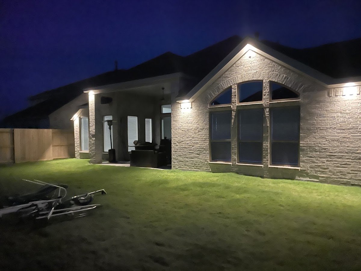 Christmas light installation, photo from Kristina Domingue's review