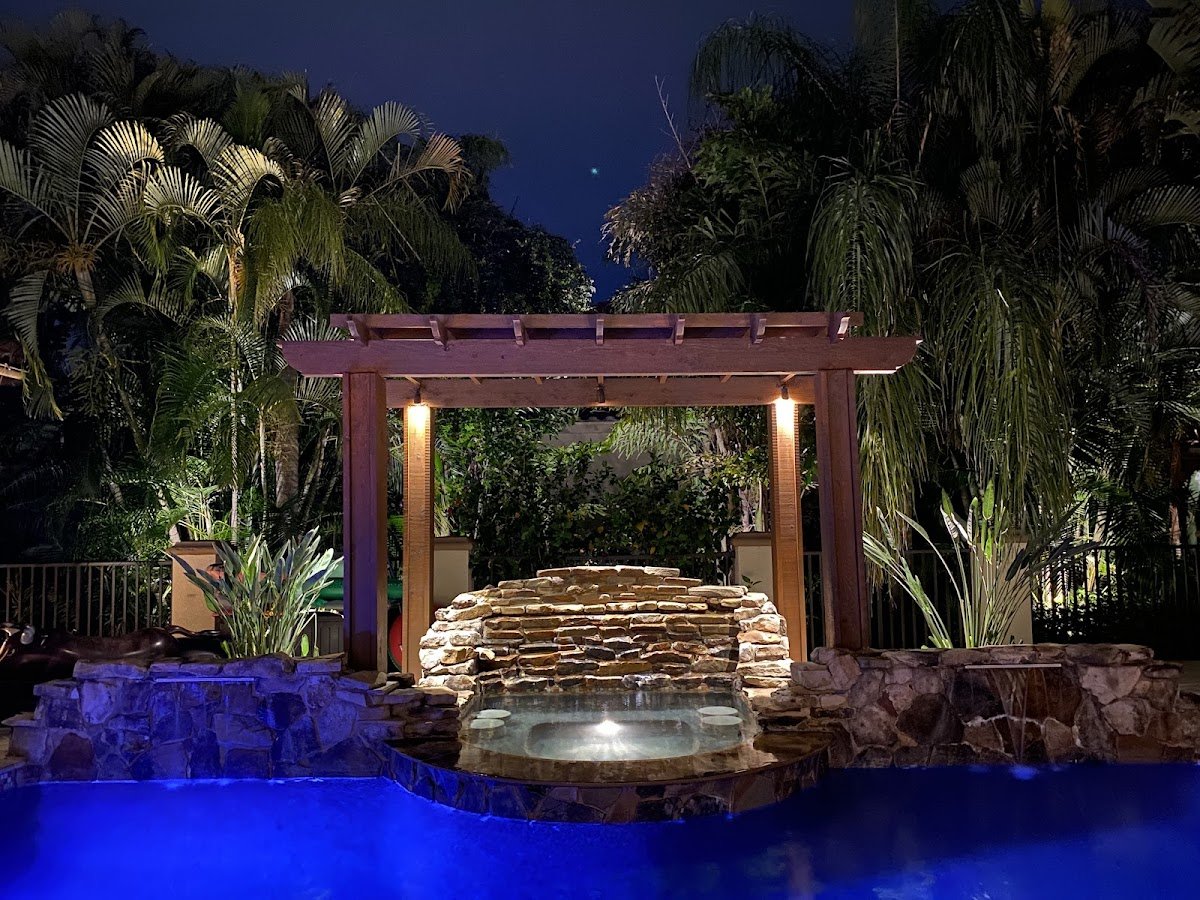Christmas light installation, photo from Matthew Miller's review