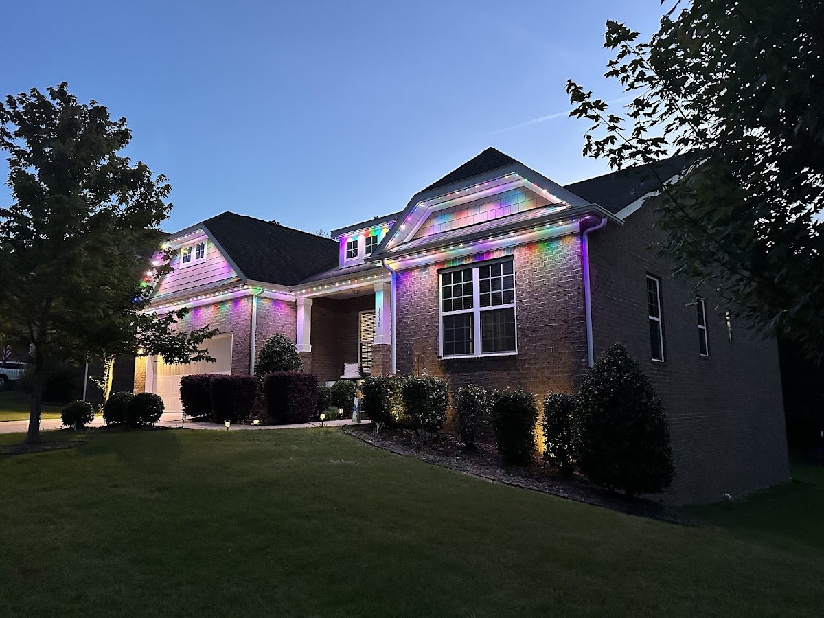 Christmas light installation, photo from Paul Gervasi's review