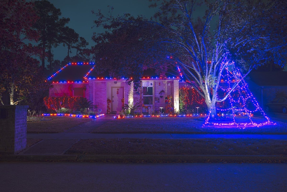 Christmas light installation, photo from Mihaela Araktchieva's review