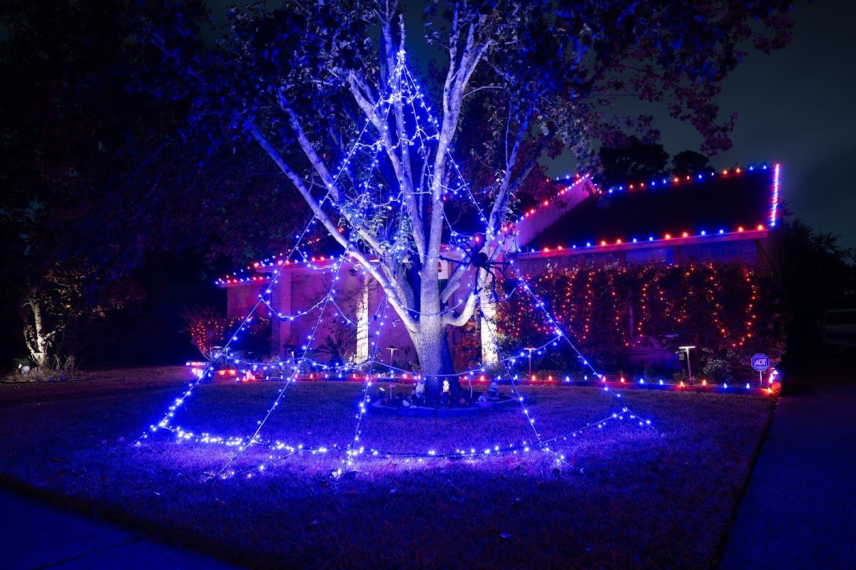 Christmas light installation, photo from Mihaela Araktchieva's review