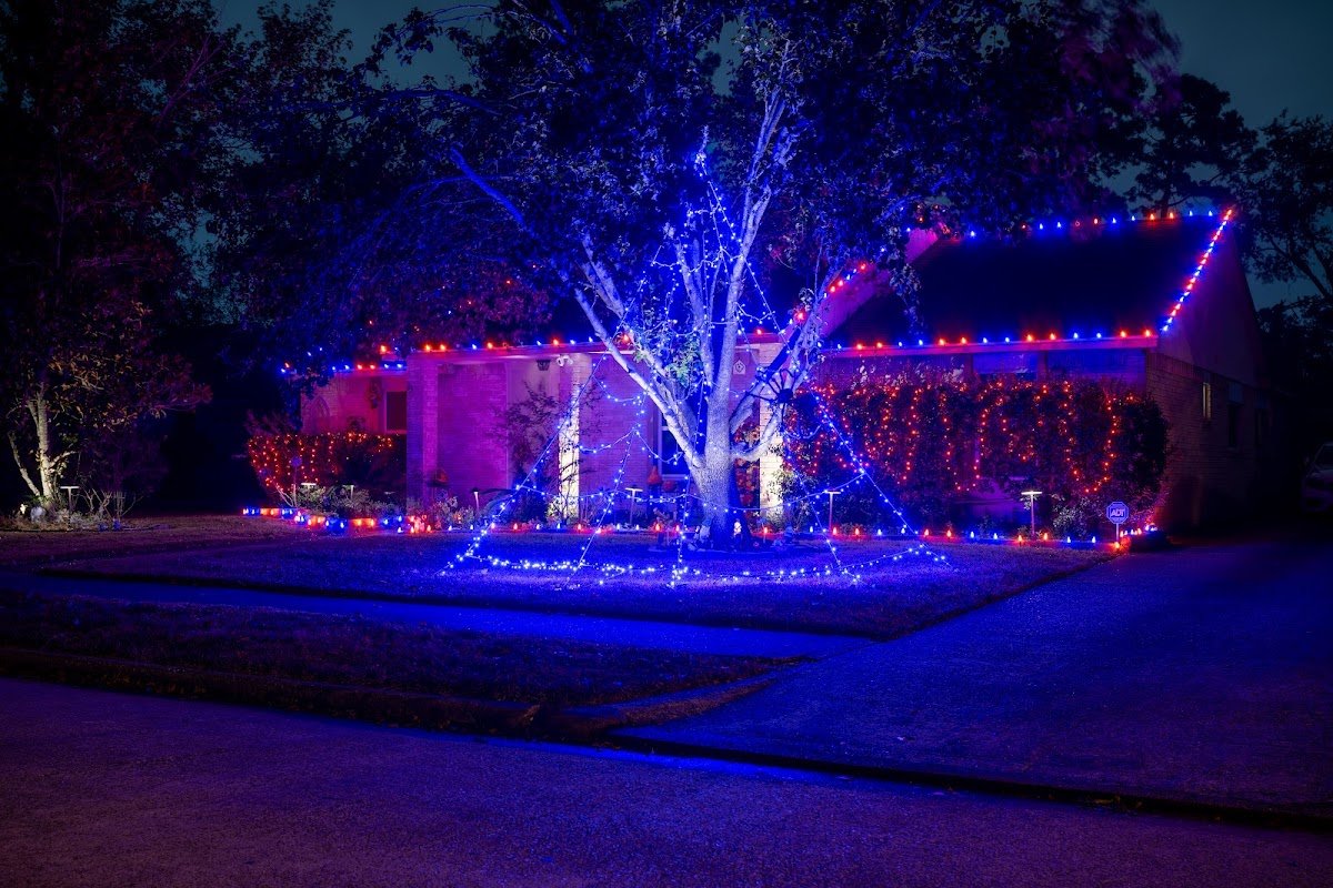 Christmas light installation, photo from Mihaela Araktchieva's review
