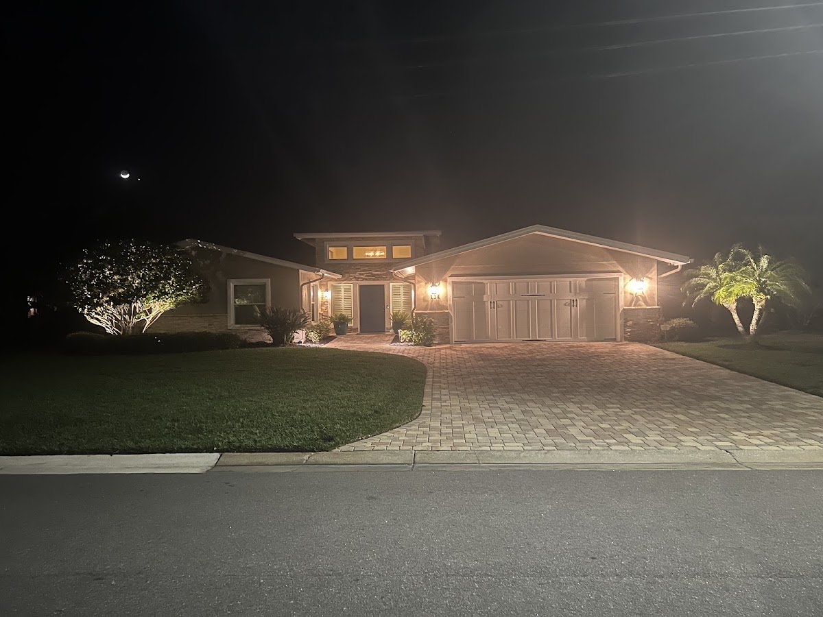 Christmas light installation, photo from George Hersch's review