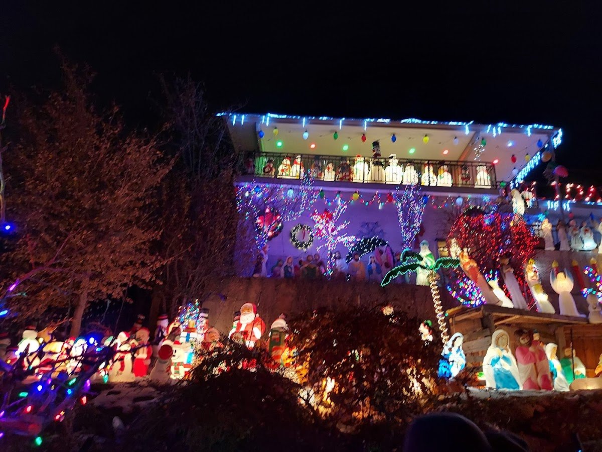 Christmas light installation, photo from Duvall Family's review