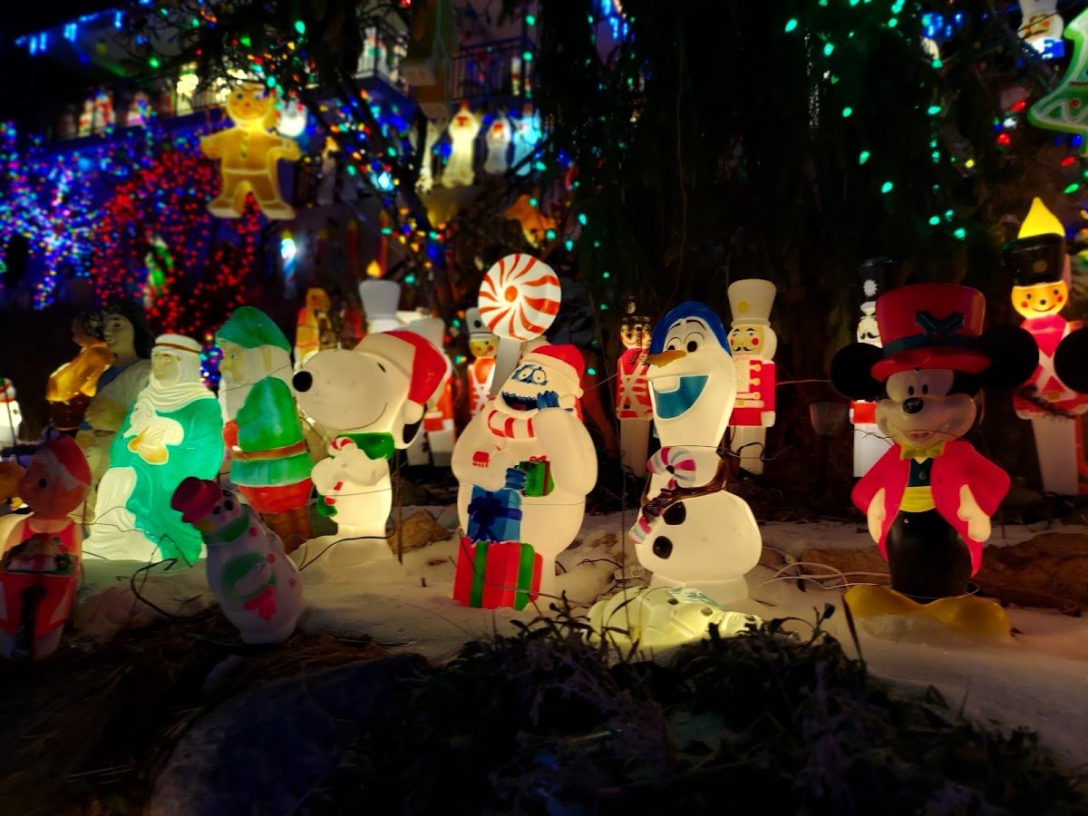 Christmas light installation, photo from Duvall Family's review