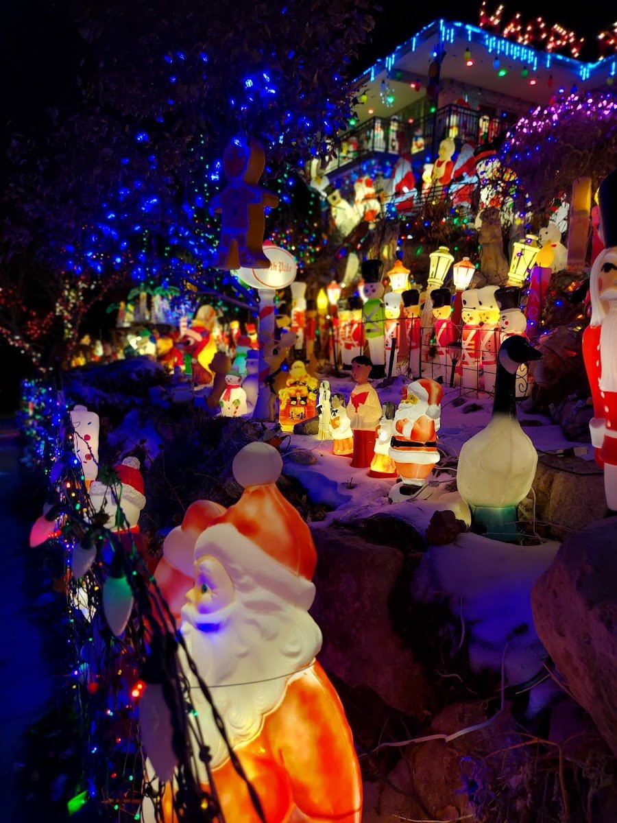 Christmas light installation, photo from Duvall Family's review
