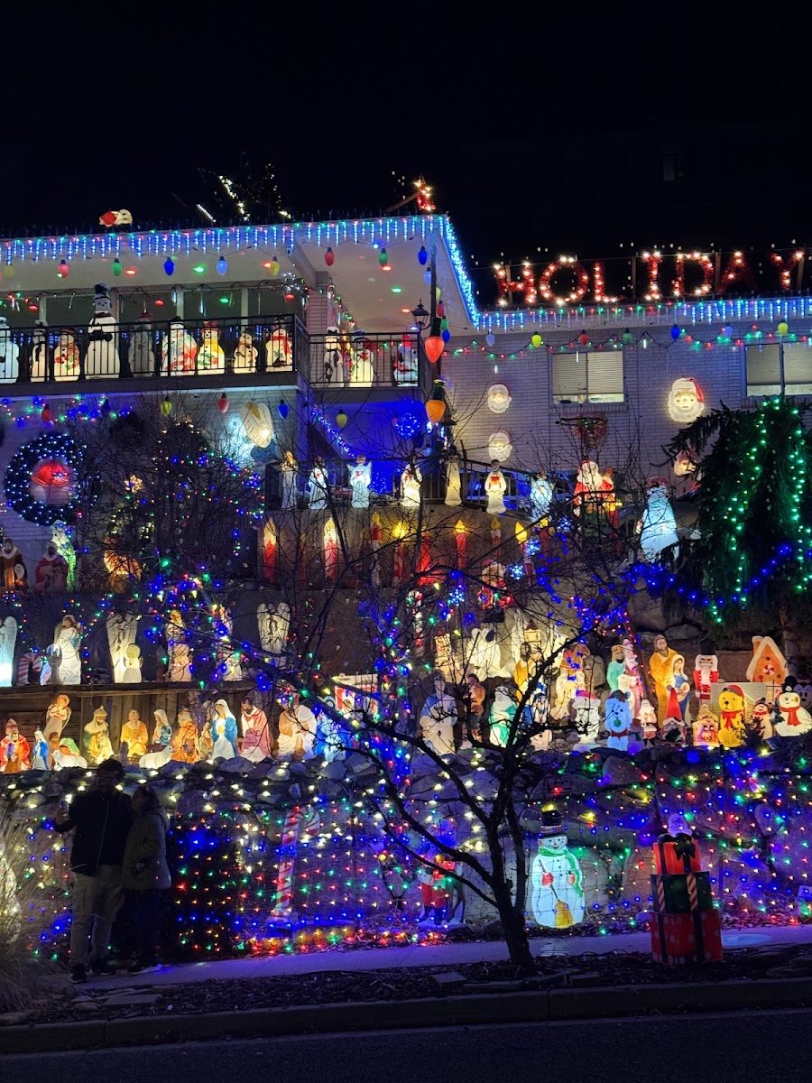 Christmas light installation, photo from Jahja Ng's review